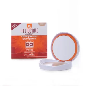 Heliocare Compac Mineral Light FPS50 10 g, Brinda una muy alta Fotoinmunoprotección Facial: Protege y maquilla.